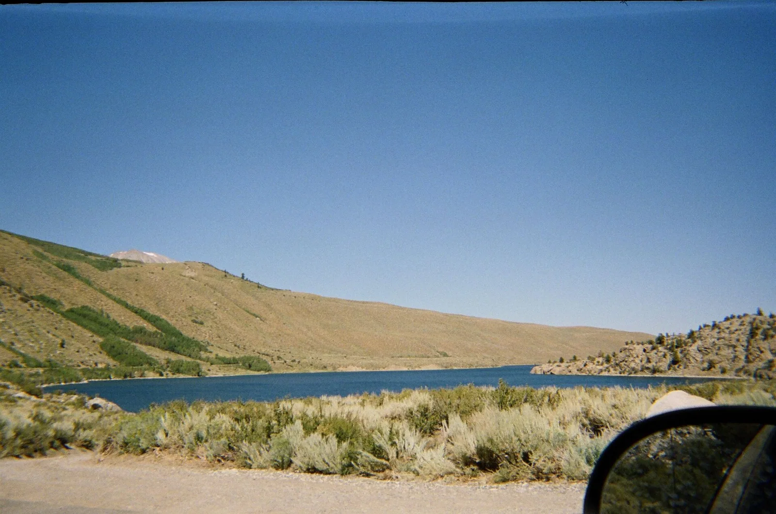 Grant Lake and the open hillsides of the June Lake Loop.